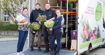 Uniklinikum Würzburg: Blumenspende als willkommenes Zeichen der Anerkennung