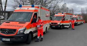 Ehrenamtliche Hilfe bei Brand in Schule