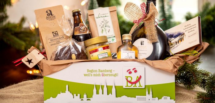 Die Genusslandschaft Bamberg präsentiert das „Bamberger Weihnachtskistla“ und regionale Produkte auf dem Bamberger Weihnachtsmarkt
