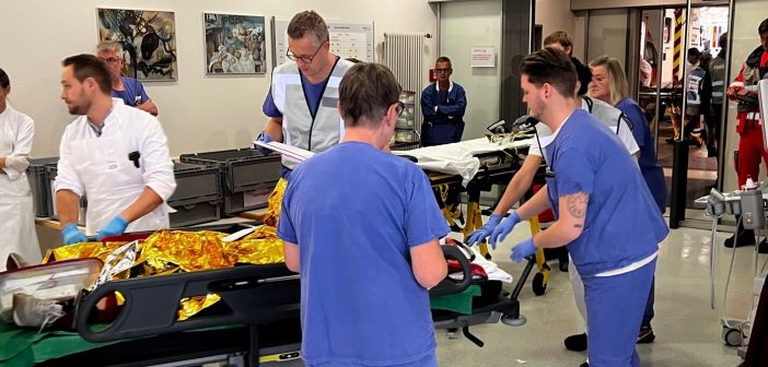 Schwerverletzte im Minutentakt: UKW beteiligt sich an Würzburger Grossübung