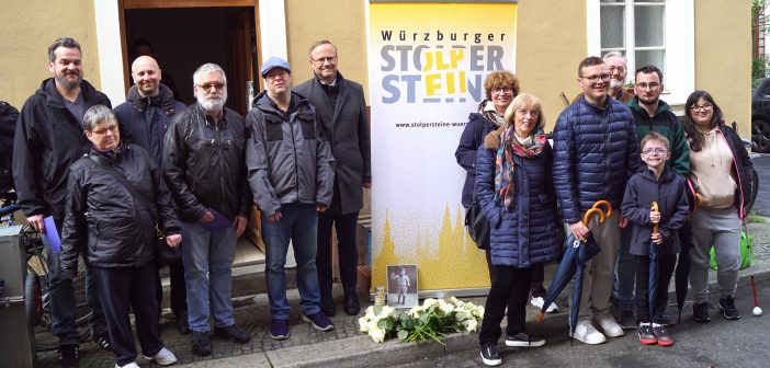 Würzburger Stolperstein erinnert an NS-Opfer mit Behinderung